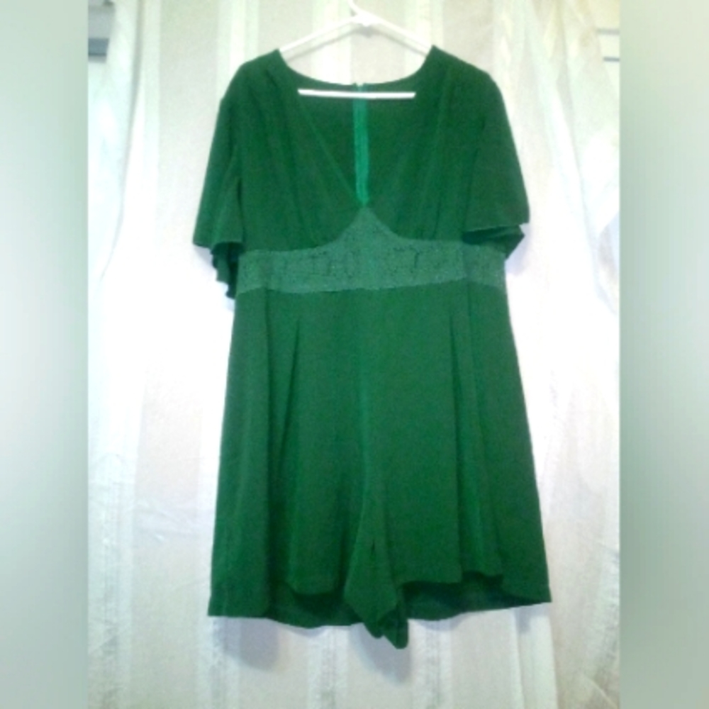 Butterfly sleeve Romper